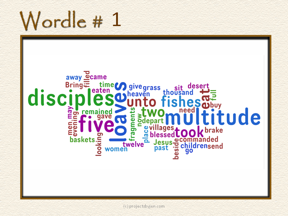 Bible Wordles Guess The Wordle